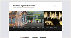 Desktop Screenshot of barcelona-stadtfuehrungen.de
