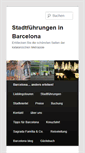 Mobile Screenshot of barcelona-stadtfuehrungen.de